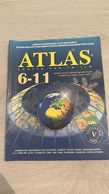 атлас: Cografiya ders vesaiti ve atlas ikisi bir yerde ve ya ayri ayri atlas — 2