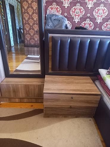 yatax desdi: Yataq otağı mebel dəsti - Geniş sürgülü şkaf: iki qapılı, bir qapı — 5