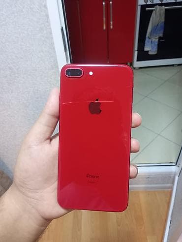 iphona: IPhone 8 Plus, 256 GB, Qırmızı, Barmaq izi, Simsiz şarj — 1