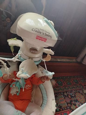 stular: Fisher-Price Cradle ’n Swing – “My Little Lamb” beşik yelləncəyi - — 1