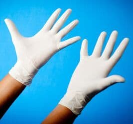 Nitril əlcəklər: Tibbi əlcəklər 1️⃣ Ega Latex (Tailand) – Ağ pudrasız LATEX (S, M, L) — 1