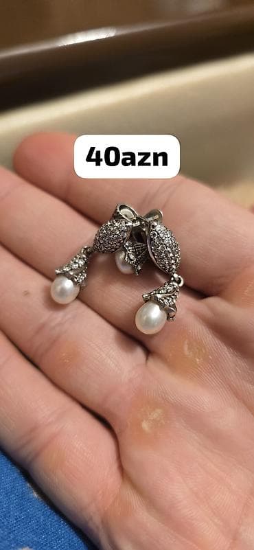 canta teze: Dəstə daxildir: Sırğa, Gümüş — 4