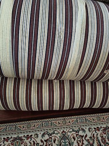 ucuz tekstil: Zolaqlı döşəkağı/ yun döşək rulonları 2 eded olcu 220/240, kvadrat — 1