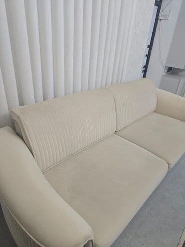 диван в стиле лофт: Диван, Нераскладной, Без подьемного механизма, Велюровая ткань — 8