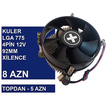 Kulerlər “775 socket 12v 3/4pin” ⭐Kuler 775 socket 12v 3pin - 8 AZN — 7