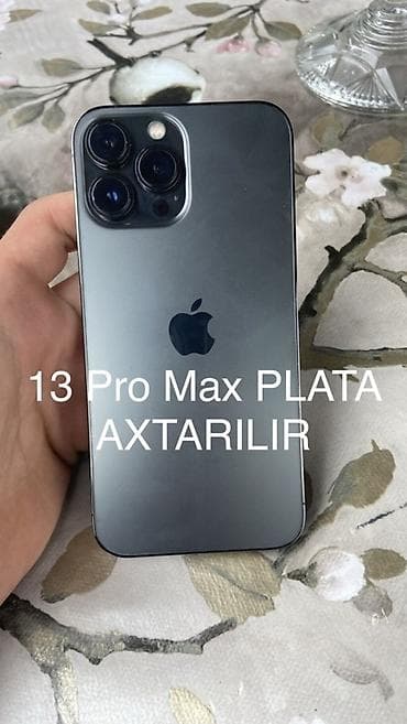 12 pro max plata: IPhone 13 Pro Max üçün plata (anakart) axtarılır. Tələblər: - Model — 1