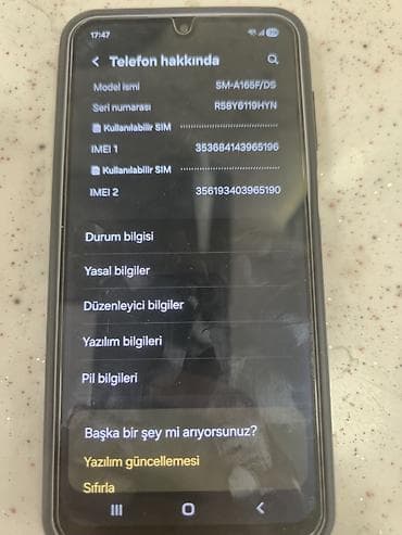 iphone mini 13: Samsung Galaxy A16, 128 GB, rəng - Gümüşü, Barmaq izi — 6