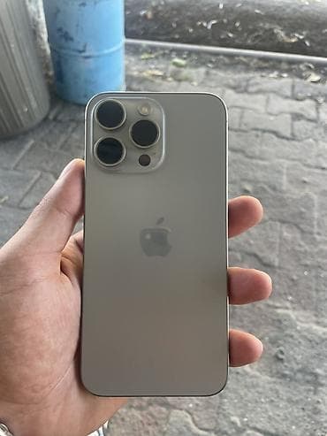 electronics iphone: IPhone 15 Pro Max, 256 GB, Gümüşü, Face ID — 1