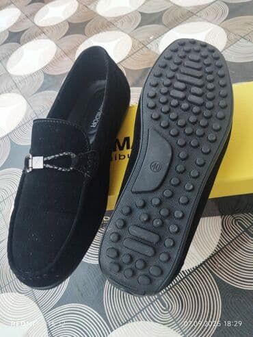 dəri kişi mokasinləri: Kişi mokasinləri – qara rəng 1 dəfə geyinilib - Model: Mokasin/Loafer — 3