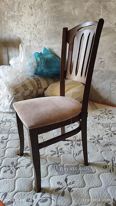 Masalar: Qonaq otağı üçün, İşlənmiş, Qatlanmayan, rəng - Bej Stul — 4