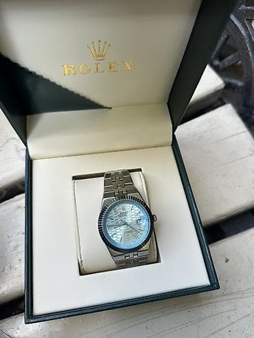 saat boutique: Rolex dizaynlı qol saatı, yaşıl markalı qutu ilə birlikdə təqdim — 3