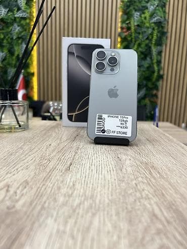 rog phone 9 pro: IPhone 15 Pro, 128 GB, Simsiz şarj — 1