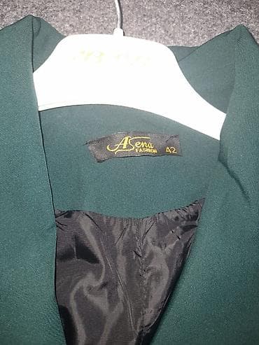 deri pencek: Çox az isdifade olnub selqeldiQadın kostyum dəsti – tünd yaşıl rəng - — 5