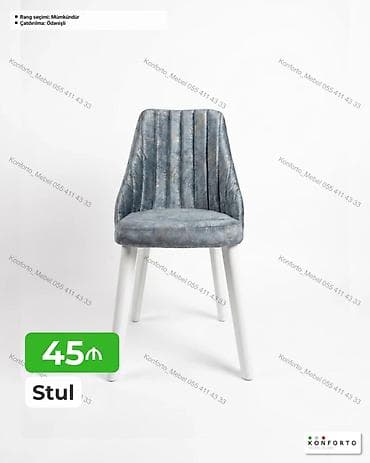 kohnə stul: Modern dizaynda yumşaq oturacaqlı stul - Model: Stul - Rəng seçimi — 1