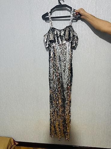 eco silim: Parıltılı payetli ziyafət donu - Model: incə qoşqulu, yüngül qapalı — 4