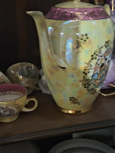 qapi avropa: Çay dəsti, rəng - Sarı, Farfor, Almaniya — 2