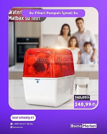 korpuslar: Su Filteri – Pompalı İçməli Su Sistemi • Mətbəx üçün kompakt masaüstü — 1