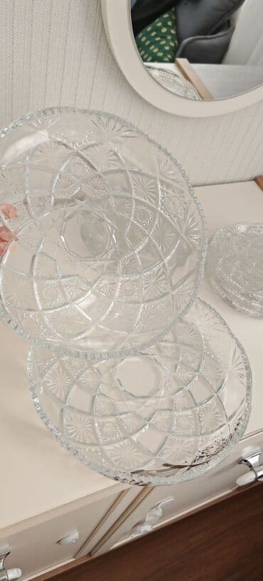 uşaqlar üçün qaşıqlı boşqablar: Kasalar, 4 ədədli dəst, Şüşə — 5