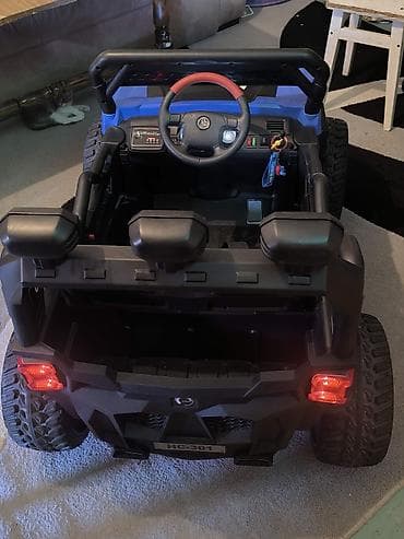 lego stranger things: Uşaq üçün elektrikli off-road maşın – 2 nəfərlik - Korpus: mavi-qara — 5