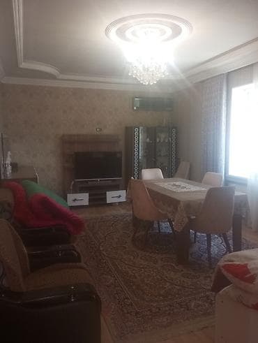masazırda kirayə mənzil: 3 otaqlı mənzil heyetinde sanitar qovsagi ve 9ton su çeni sexsi — 1