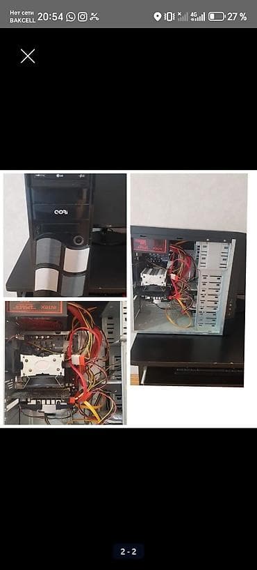 tuner smart tv: Masaüstü kompüter komplekti . Tərkib: - Sistem bloku: ATX korpus — 2