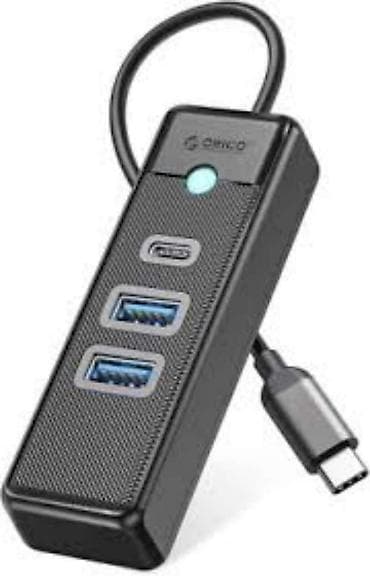 komputer ehtiyat hisseleri: 🔥 ORICO PWCUR-C3-015-BK-EP – 3-Port USB 3.0 Type-C HUB + Gigabit LAN — 1