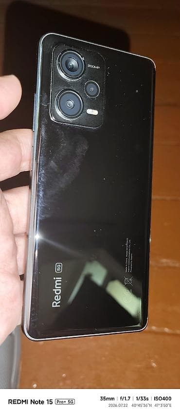 grand neo plus: Redmi 12, 256 GB, rəng - Qara, Barmaq izi — 3