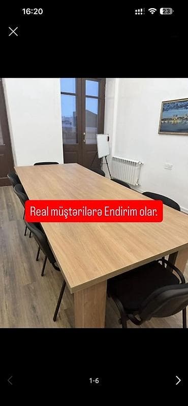 Konfrans zalı üçün, Dördbucaq masa
