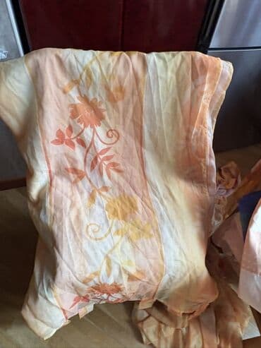 Süni güllər: Müxtəlif naxışlı və rəngli pərdələr tək və cüt olanlar var — 6