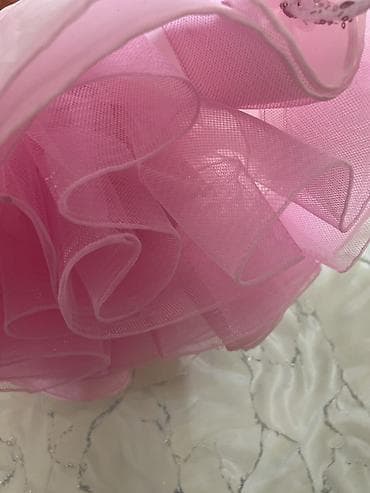 atlas donlar: Uşaq üçün nağıl tərzində çəhrayı don - Rəng: açıq çəhrayı - Dizayn — 4