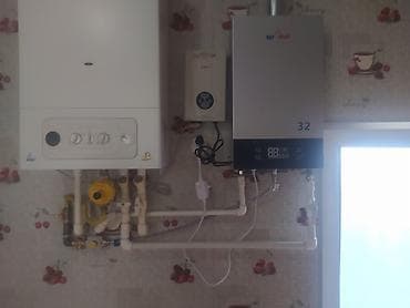 masaj edirem oz evimde: Şəki şəhərində kombi quraşdırılması və yuyulması aparatla pitiminutka — 2