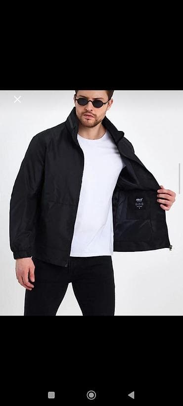 Куртки: Мужская куртка, Ветровка, Осенняя, L — 1