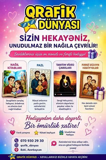 pardalar: Qrafik Dünyası – Sizin hekayəniz, unudulmaz bir nağıla çevrilir! — 1