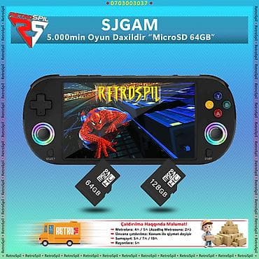 playst: Əl Oyun Konsolları "Sega, Nintendo, PSP, PS1" 🌟 • Game Stick (NoName — 2