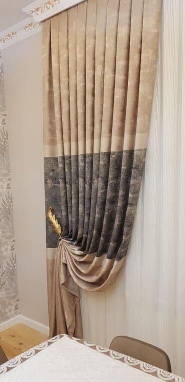 maqnit perde: Modern dizayn pərdə salonunda Türkiyə istehsalı tüllər və dekorlar - — 1