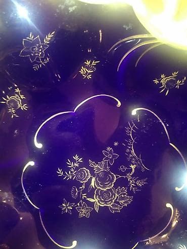 konfet qabi: İlmenau Graf von Henneberg Porzellan (Germany) – “Echt Kobalt” qab - — 2