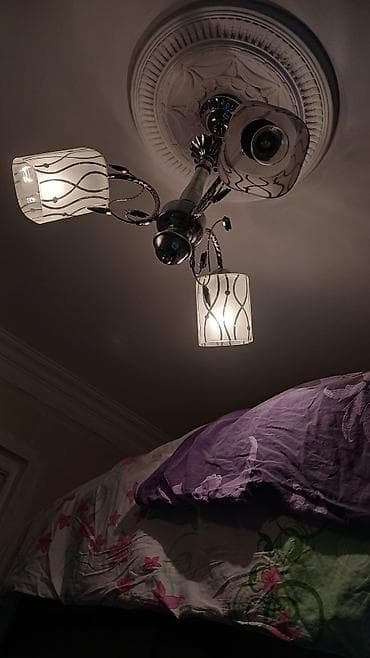 Çılçıraq, 3 lampa, Metal — 2