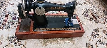 antik divan: Antik mexaniki tikiş maşını – ağac korpuslu portativ model - Korpusu — 1