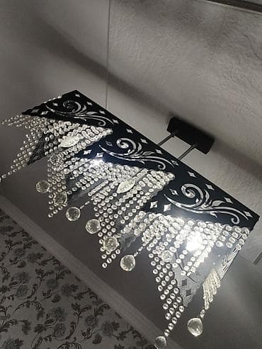 Stol lampaları: Çılçıraq, 10 və daha çox lampa, Metal — 1