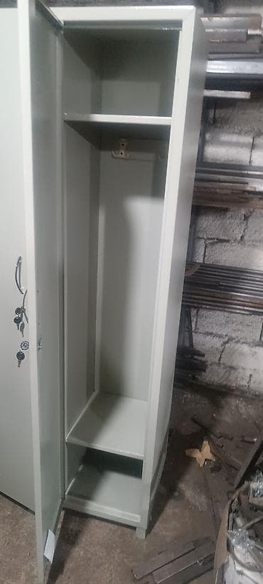 isqaf: Yeni, 2 qapılı, Boz, Dəmir, Açılan, Düz dolab — 10