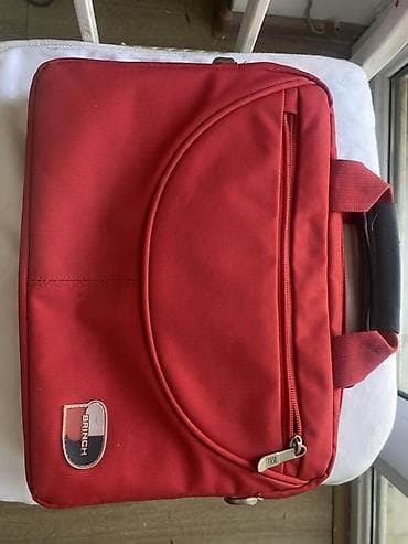 sumqa: Brinch marka noutbuk çantası – qırmızı rəng - Şık və yüngül dizayn — 1