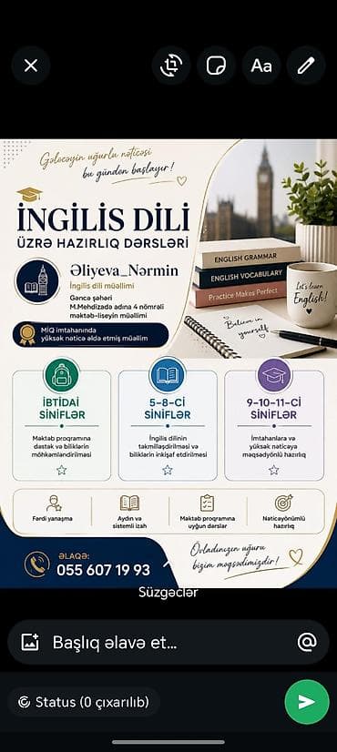 code academy qiymətlər: Xarici dil kursu, İngilis dili, Abituriyentlər üçün — 2