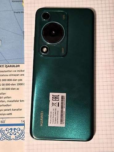 tank telefonu: Huawei Nova Y70, 128 GB, rəng - Yaşıl, İki sim kartlı — 3