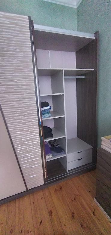 3 qapılı, Taxta, Kupe, Düz dolab — 2