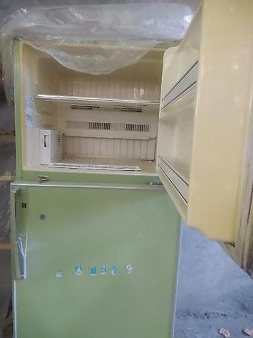 Elektronika: İki qapılı soyuducu (üstdən dondurucu) - Rəng: açıq yaşıl/krem — 4