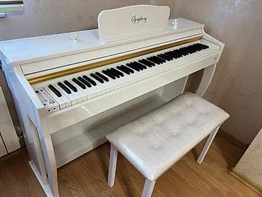 Ağ rəngdə “Symphony” rəqəmsal piano – ev və studiya üçün zərif modellə