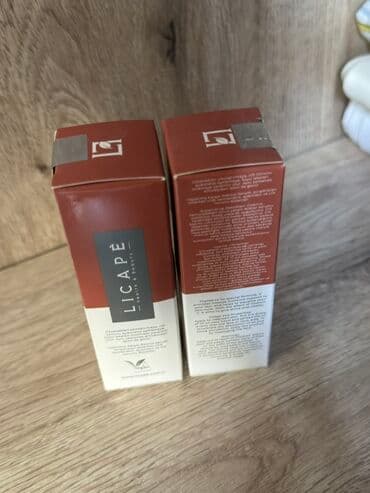 proven krem qiyməti: LİCAPÉ brendinin kosmetik qutusu. Qutunun üst hissəsində loqo — 1