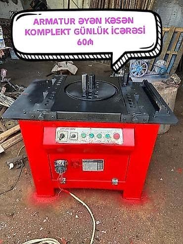 avto servis: Armatur əyən və kəsən avadanlıq — komplekt icarə - Günlük icarə — 1