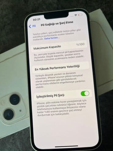 чип node: IPhone 13, 128 ГБ, Белый, Face ID — 3