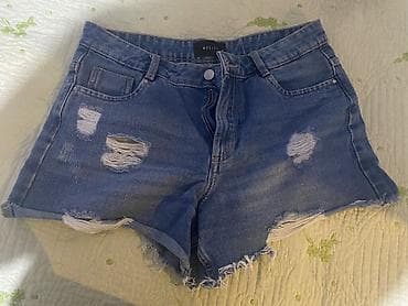 yun corab: Denim şortlar dəsti s razmer - Model: 2 ədəd denim (cütdən ibarət). - — 2